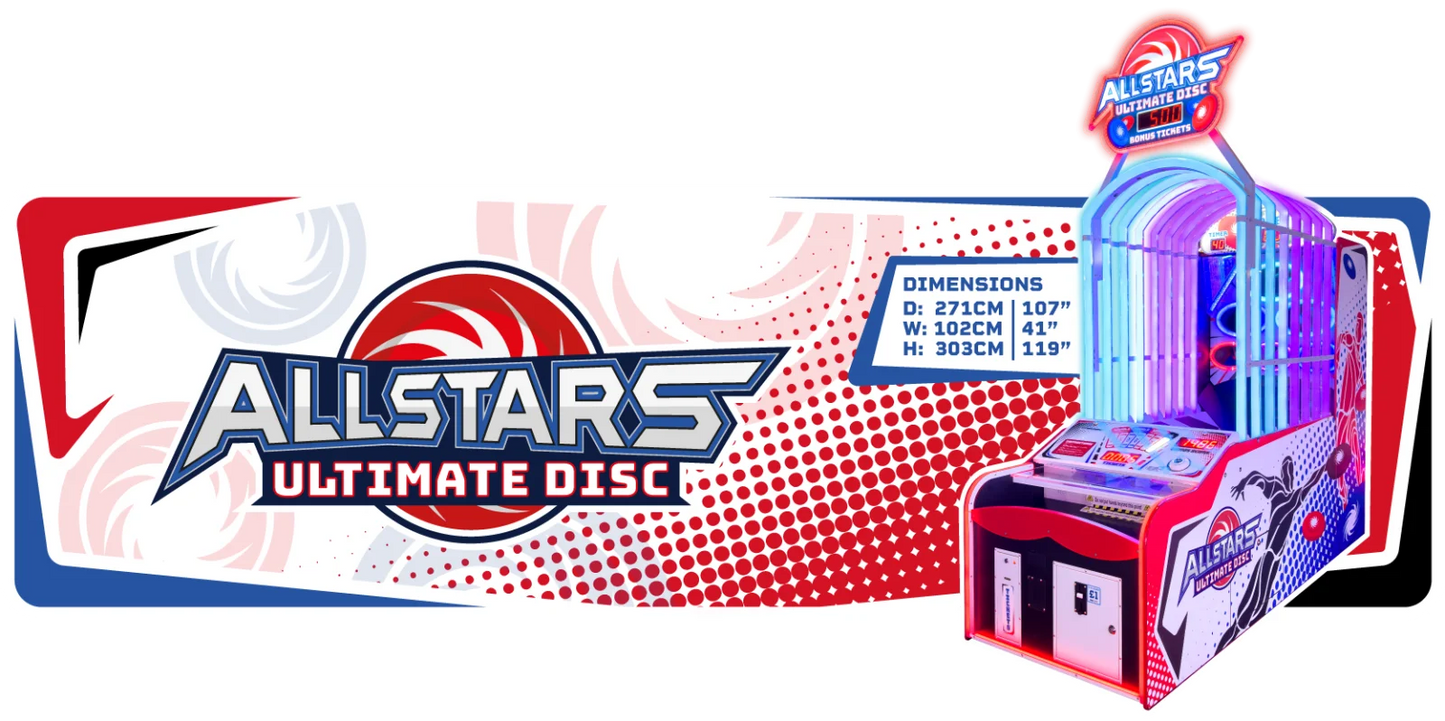 SEGA - Allstars Ultimate Disc, DGA Vending, Vending machine, verkaufsautomat
