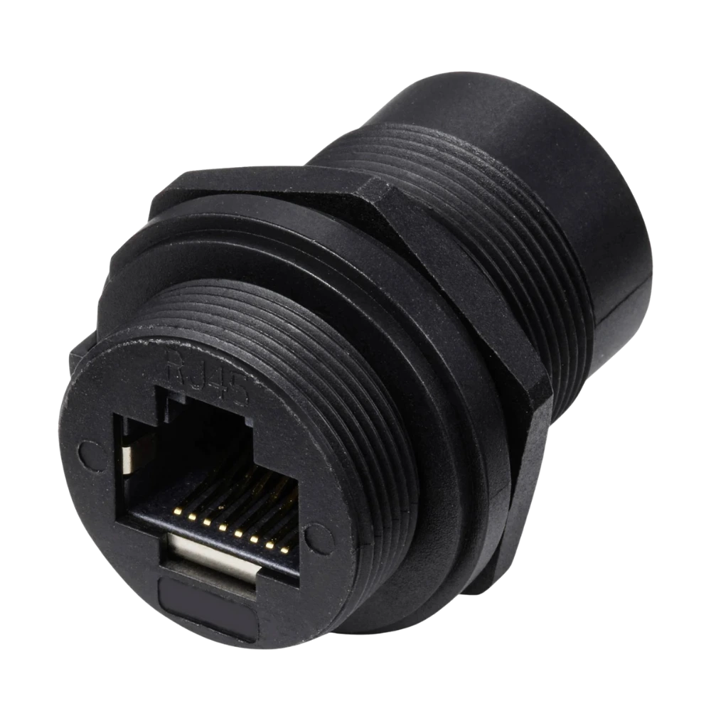 RJ45 Buchsengehäuse, Buchse auf Buchse, Frontmontage, IP67