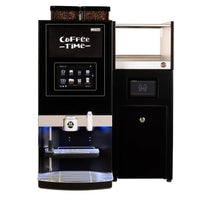 BUB Espresso M Melk koffieautomaat van Etna met melkkoeler en bekerhouder, vooraanzicht
