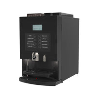 BUB Espresso S Kaffeevollautomat von Etna, schräge Vorderansicht mit Wahltasten und Display