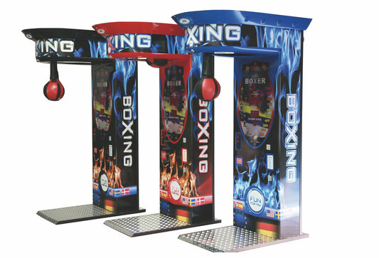 Fun Power - Boxer Germany met muntwisselaar, DGA Vending, Vending machine, verkaufsautomat