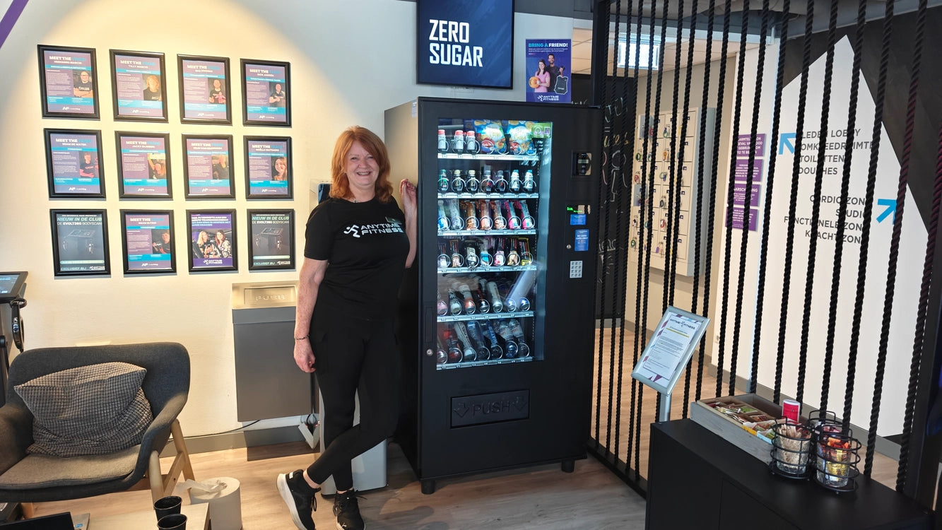 Vendingmachine in spotschool | Verkaufsautomat im Fitnesstudio