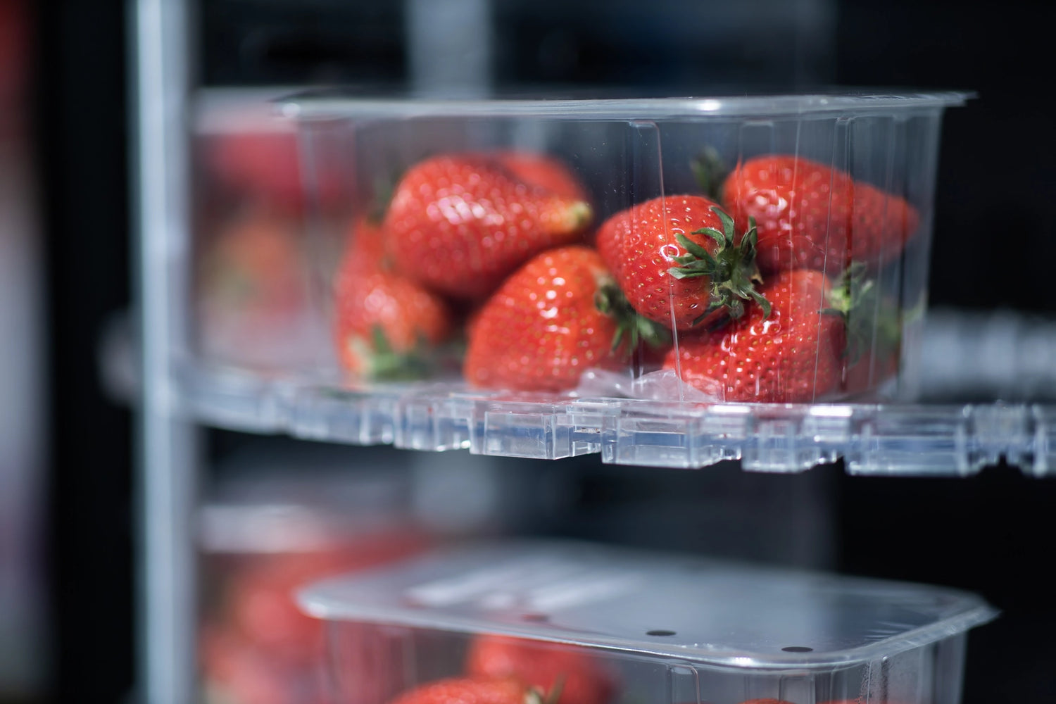Aardbeien in automaat | Erdbeeren im Verkaufsautomaten 