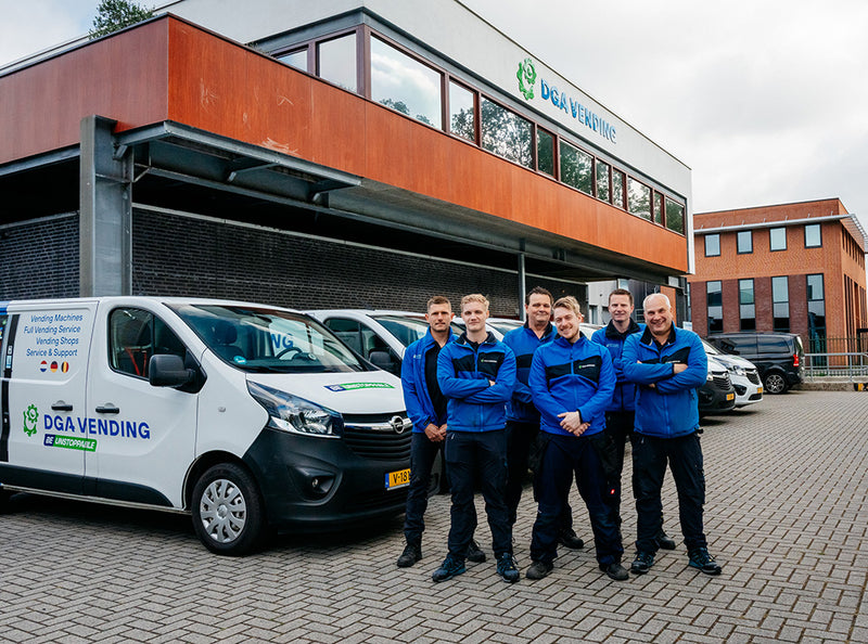 Het team van DGA Vending