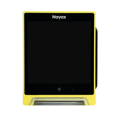 Nayax VPOS Media 4 betaalterminal – vooraanzicht