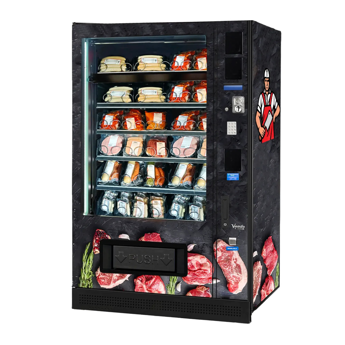 Vendo G-Snack Standard 10 als Metzgerautomat für frisches Fleisch