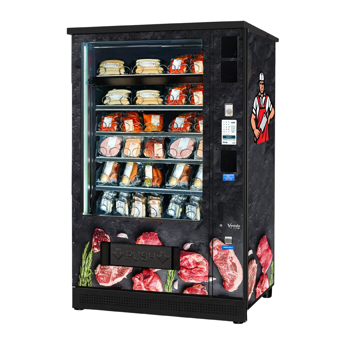 Vendo G-Snack Touch 10 Outdoor als vleesautomaat voor vers vlees
