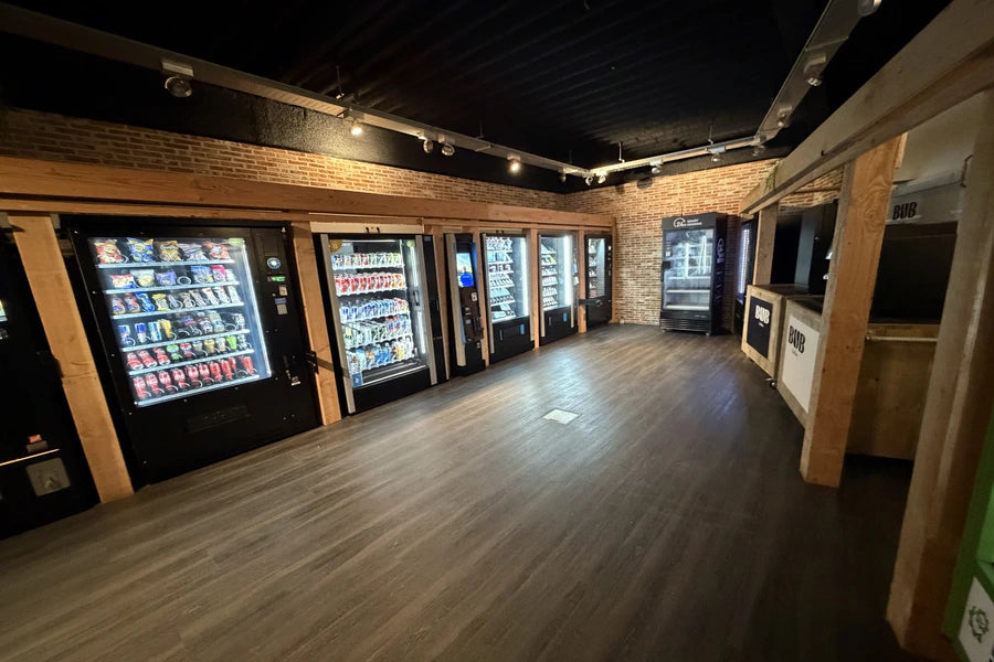 Showroom DGA Vending bij het hoofdkantoor in Wijchen